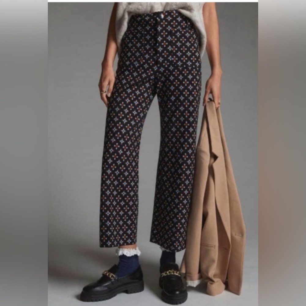 ✨Maeve (EUC) The Colette Cropped Wide Leg Ponte
Pants Size 27P✨